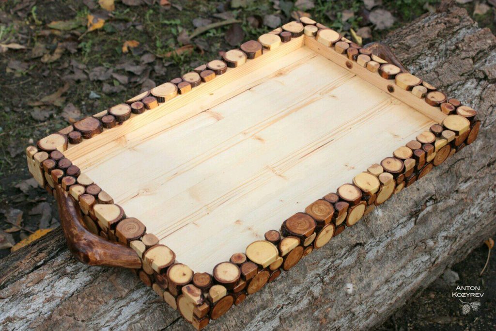 wooden tray