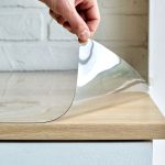 how to glue silicone oilcloth to a table