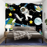 Photo wallpaper for a boy's room