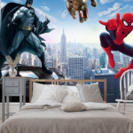 Photo wallpaper for a boy's room