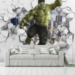 Photo wallpaper for a boy's room