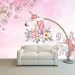Photo wallpaper for a girl's room