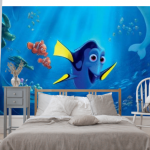 Photo wallpaper for a girl's room