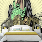 Photo wallpaper for a teenager