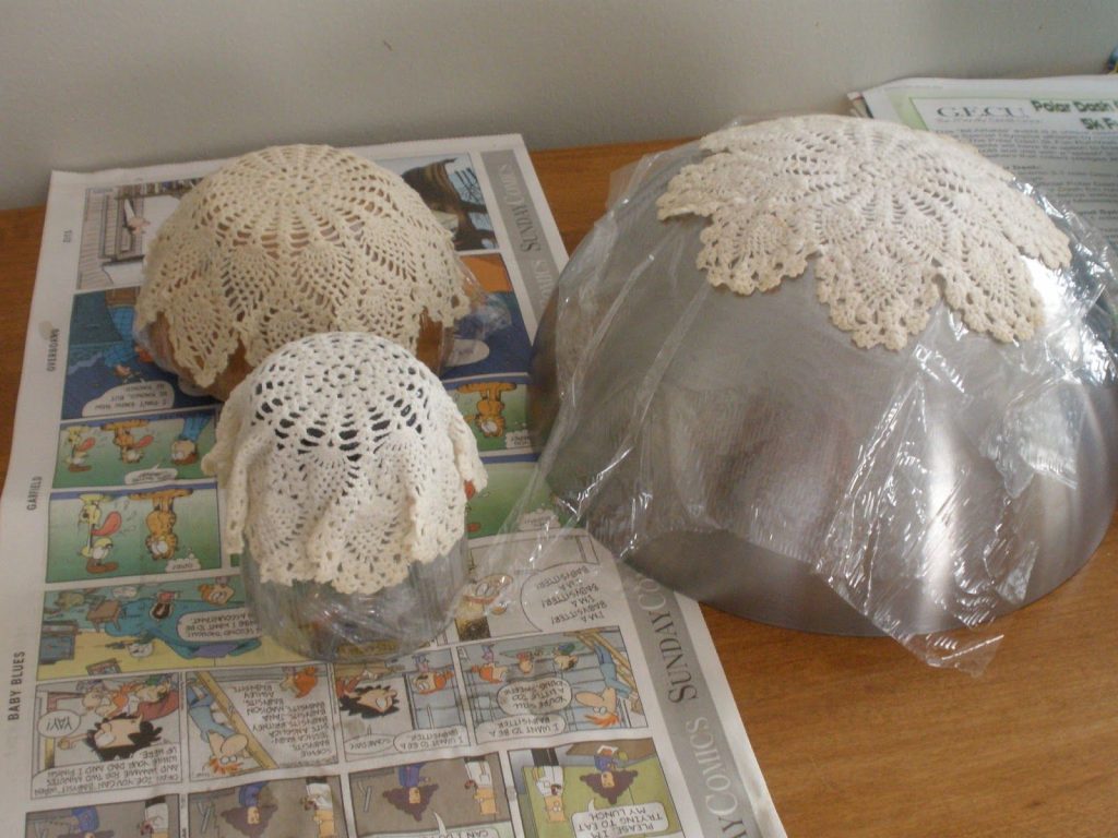 how to starch a napkin