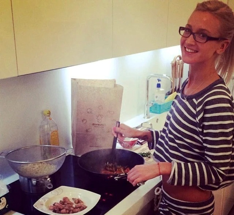 Olga Buzova's kitchen