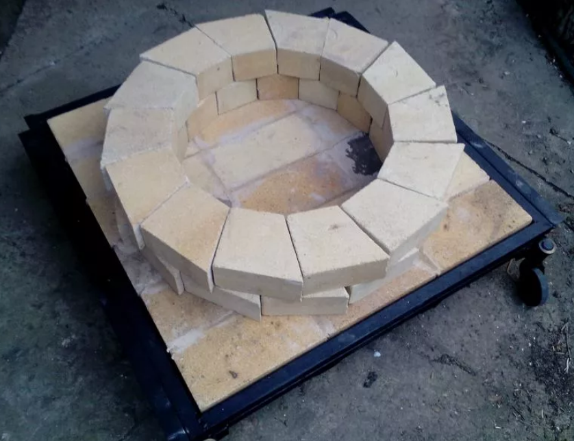 Tandoor made from halves.