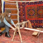 Why do ancient carpets hold paint for a very long time?