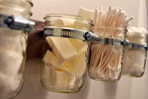 Use of old glass jars