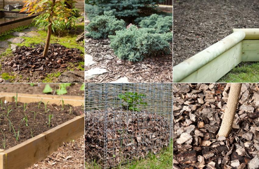 how to use wood chips on the site