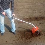 Homemade cultivator.
