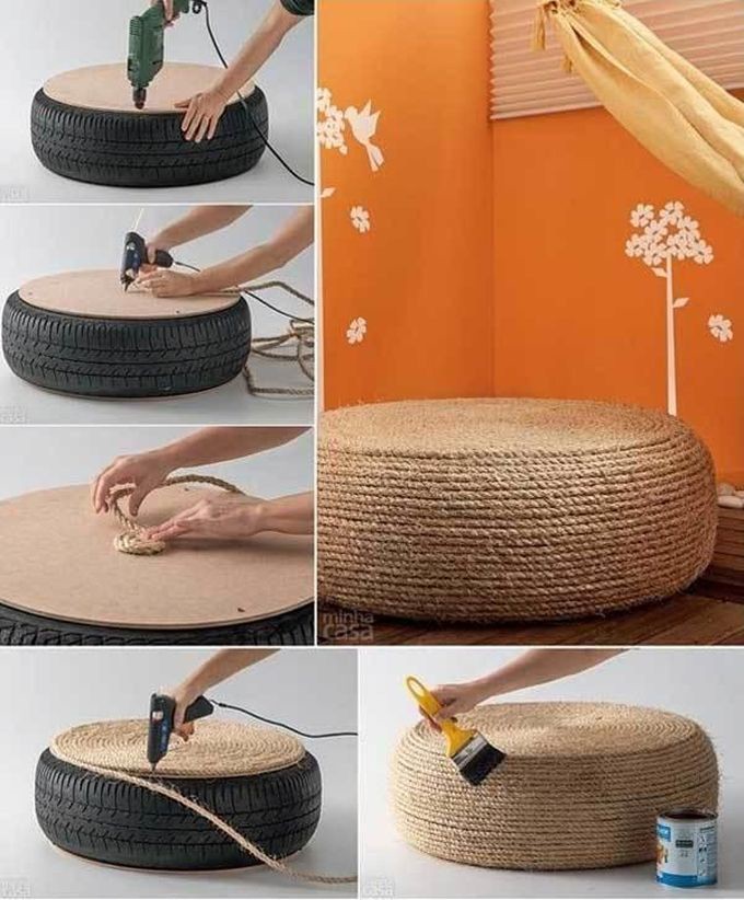 Tire stool
