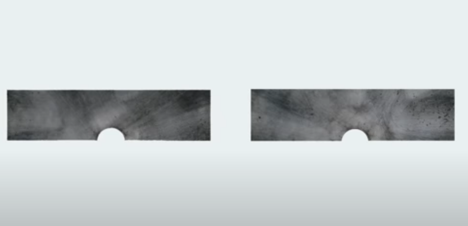 The resulting plates.