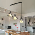 Chandelier in the kitchen