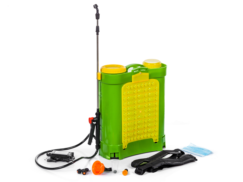 how does a battery sprayer work?