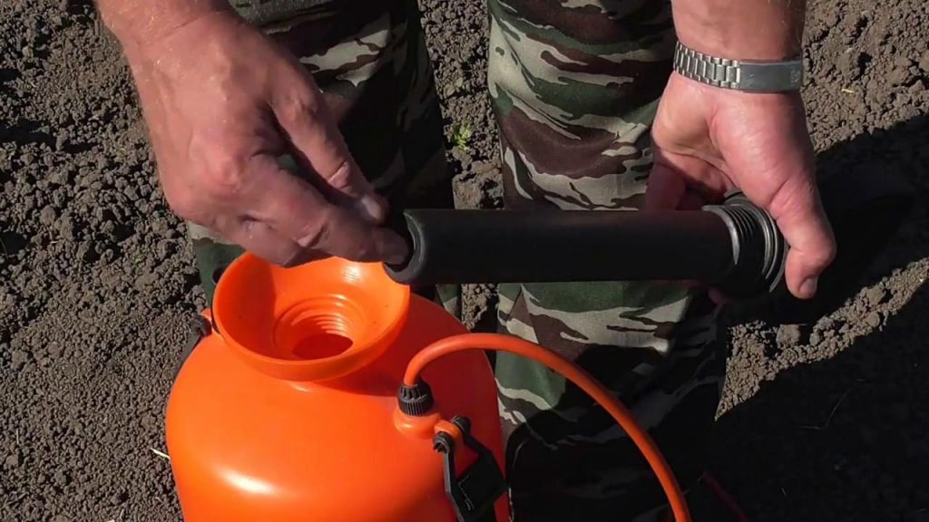 loss of pressure in the sprayer