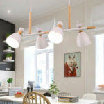 Chandelier in the kitchen