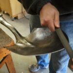 Sharpening with a file.