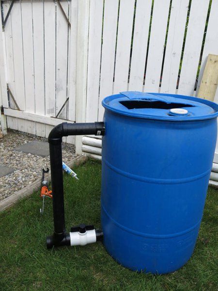 Connecting holes with a pipe.