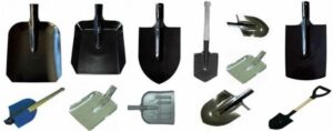 types of shovels