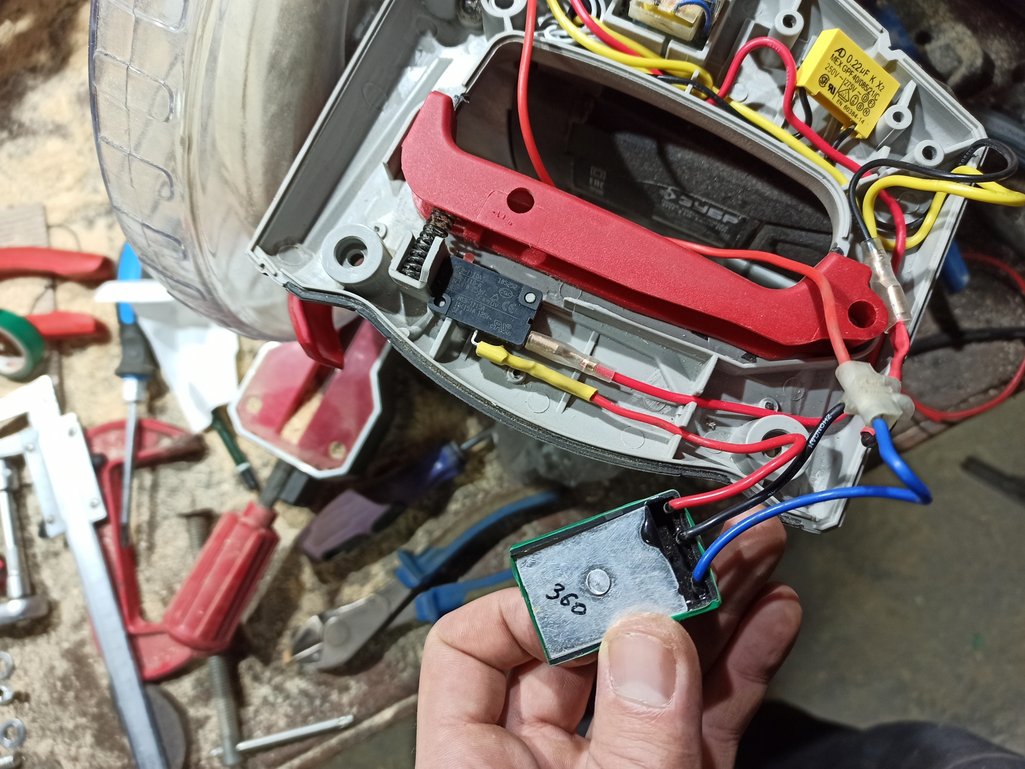 soft start on a miter saw