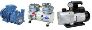 types of vacuum pumps