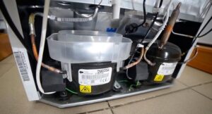 Accumulation of water under the housing or in the chamber