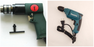 How to insert a drill bit into a drill