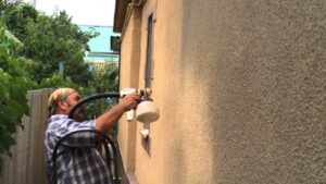 Painting with a spray gun