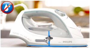 Anti-drip system in the iron