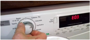 Error E03 in the washing machine