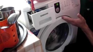 Why is the washing machine electrocuted?