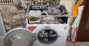 how to remove the seal on an LG washing machine - 15