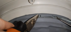how to remove the seal on an LG washing machine - 7