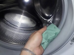 Disinfection of the washing machine