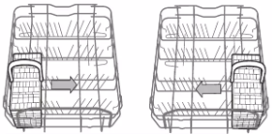 Place it in the tray from above