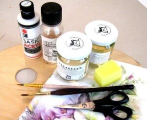 DIY refrigerator decoupage