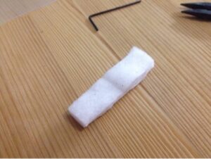 How to change cotton wool on a vape