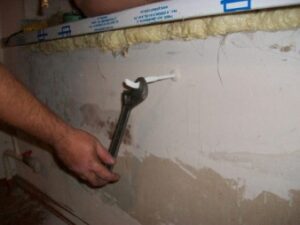 How to attach heating radiators to drywall - 5