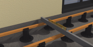 Adjustable beams with special racks