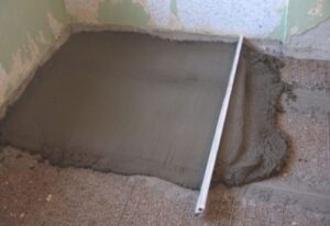 How to make a screed on a balcony