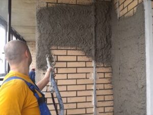 How to plaster a brick wall