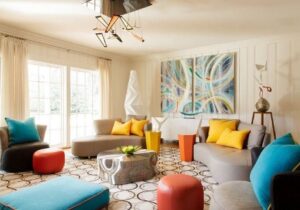 Avant-garde style in the interior photo