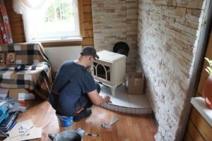 How to properly install a stove in a house - 8