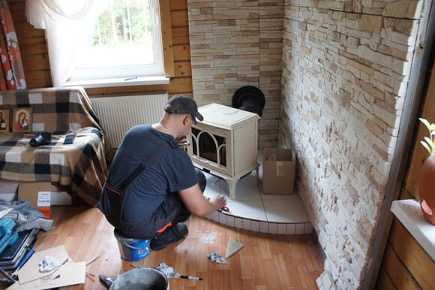 How to properly install a stove in a house - 8