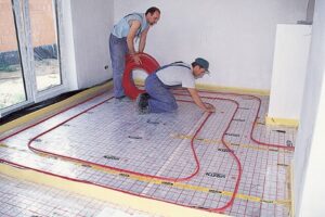 How to lay a heated floor in a screed