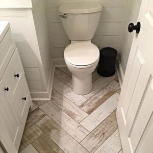 Niche behind the toilet in Khrushchev