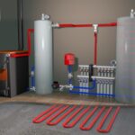 Redevelopment of the heating system in an apartment building