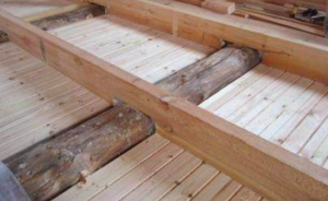 Plank floors on joists