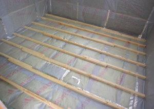 Flooring on joists